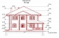 Раздел проекты домов от 250 до 300 кв.м. проект коттеджа 255 кв.м. № 92/93. Разрез 1.