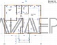 Проект каркасного дома для дачи Лидер 20. Планировка.
