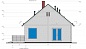 ﻿Проекты простых домов до 150 кв.м. Проект каркасного дома 92/133. Вид 1.